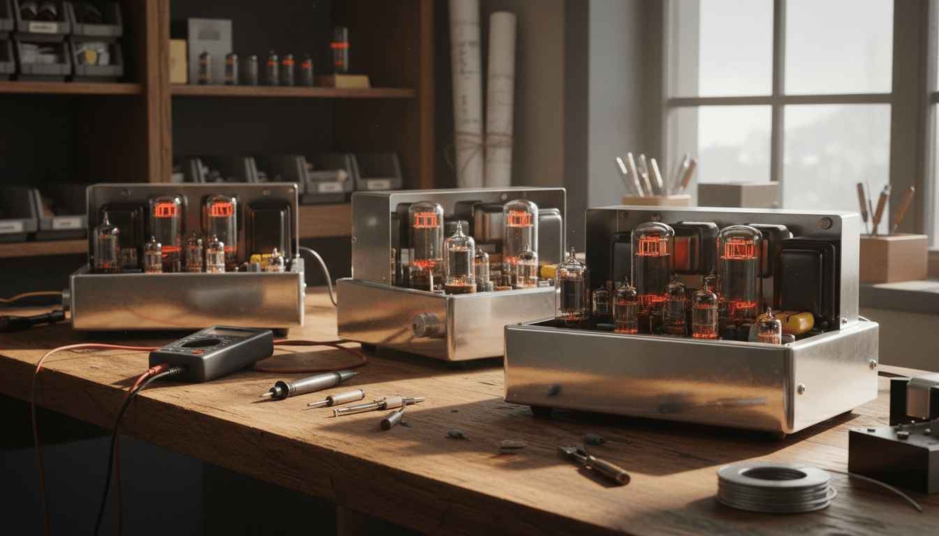 scopri la guida completa agli amplificatori valvolari: consigli per l'acquisto, suggerimenti per la manutenzione e tecniche di riparazione per ottimizzare le prestazioni del tuo amplificatore a valvole.