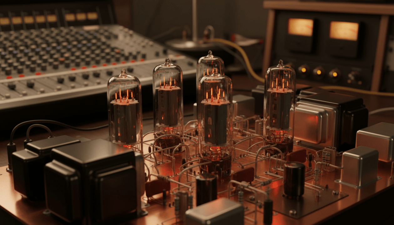 scopri perché le valvole termoioniche e il suono analogico continuano a dominare nel mondo dell'audio professionale, offrendo calore e qualità senza pari.