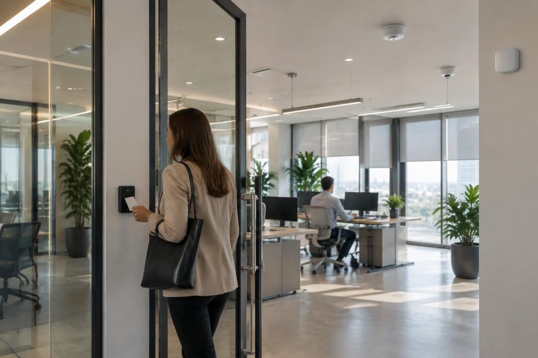 scopri come la domotica per l’ufficio integra sensori, controllo accessi e automazioni per migliorare sicurezza, comfort ed efficienza.